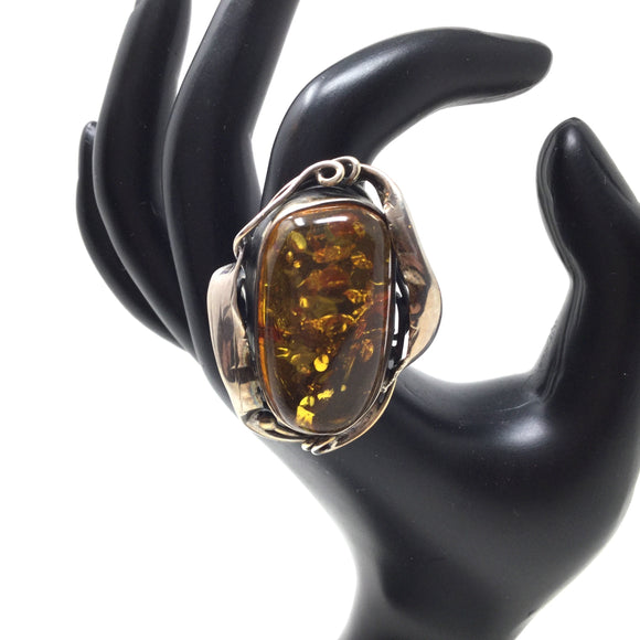 Amber Ring, size 9