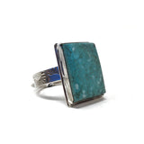 Chinese Turquoise Ring, size 14