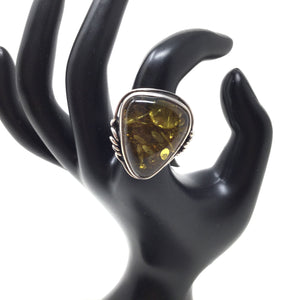 Amber Ring, size 8
