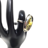 Baltic Amber Ring, size 7