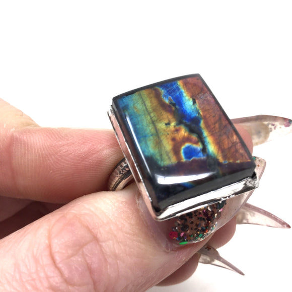 Spectrolite Ring, size 12